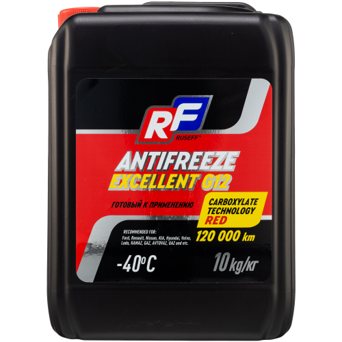 Антифриз ANTIFREEZE EXCELLENT G12 - 10 кг