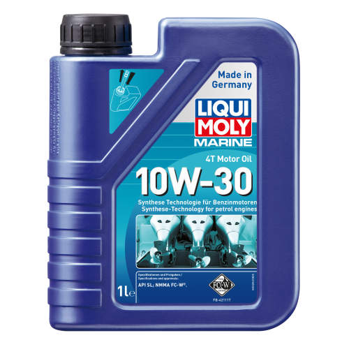 НС-синтетическое моторное масло для лодок Marine 4T Motor Oil 10W-30 - 1 л